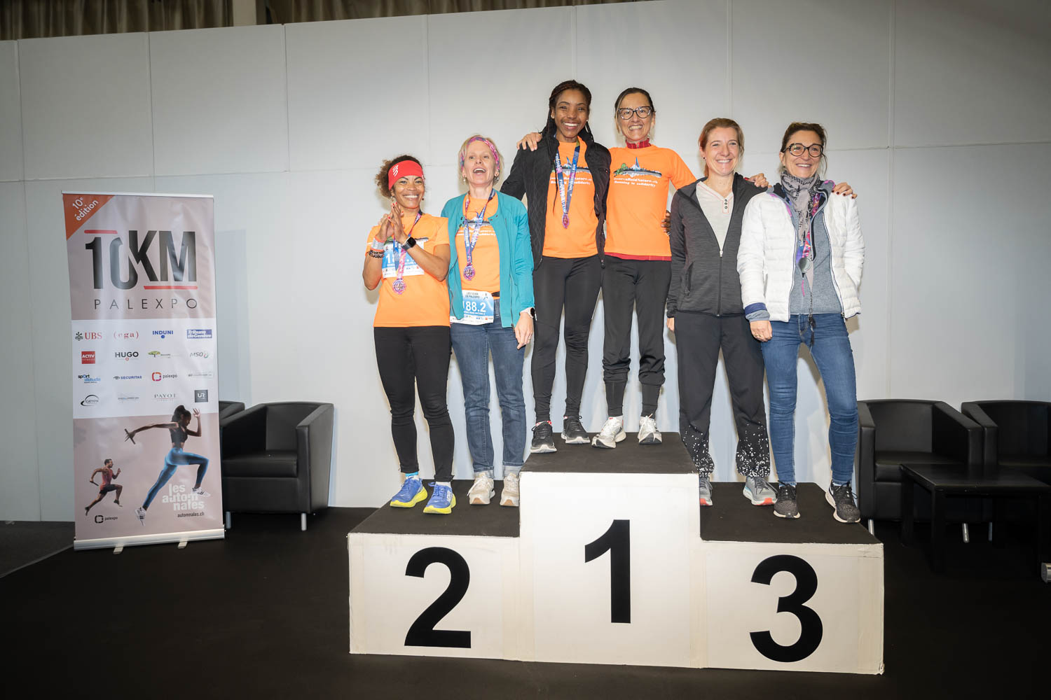 10km de Palexpo - podium catégorie femme