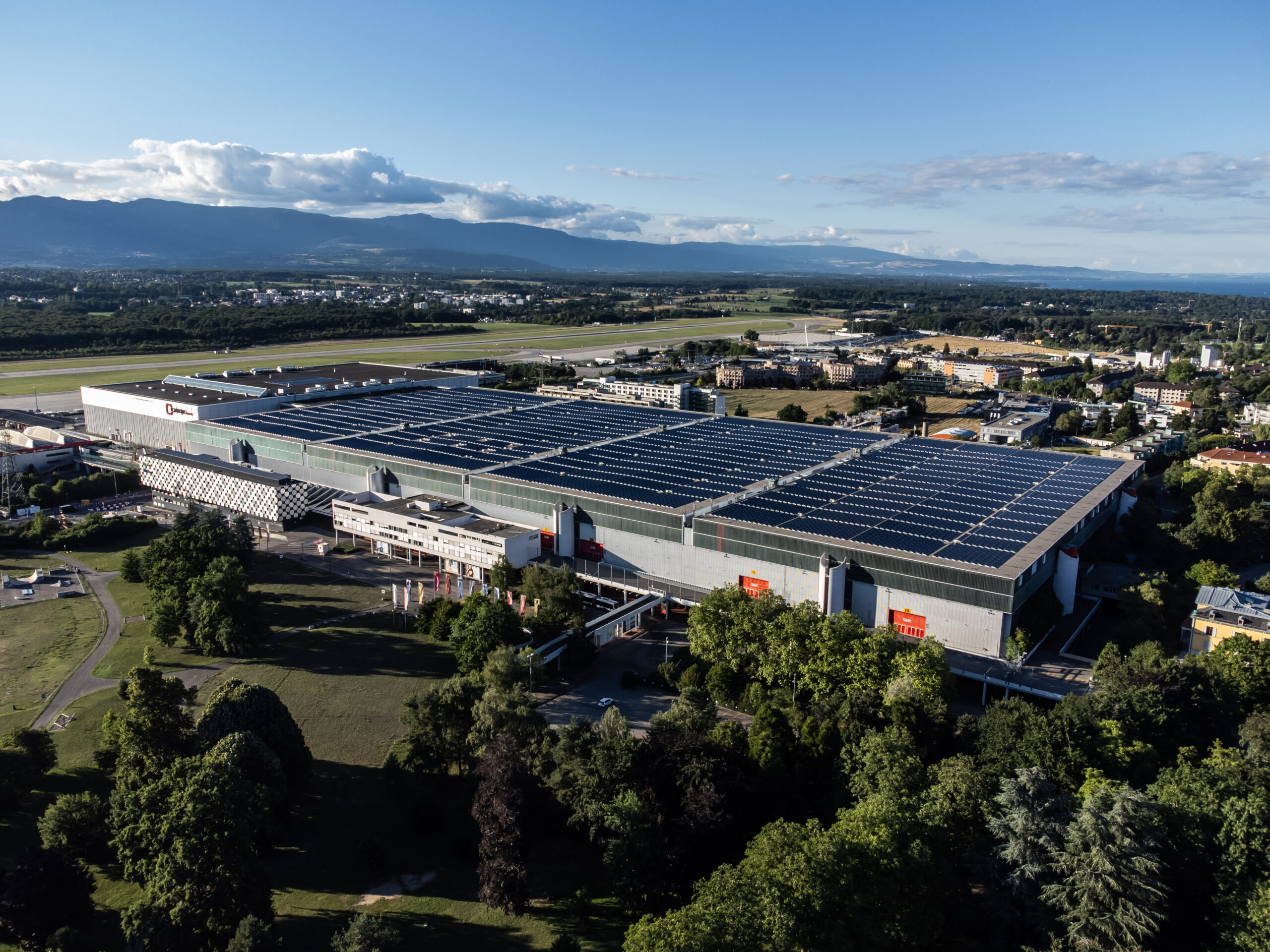 Développement durable Palexpo SA - panneaux solaires